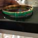 Kate Spade Jewelry | Kate Spade Green Enamel Bracelet | Color: Gold/Green | Size: Os