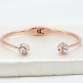 Kate Spade Jewelry | Kate Spade Lady Marmalade Rose Gold Open Cuff | Color: Gold/White | Size: Os