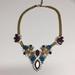 J. Crew Jewelry | J. Crew Statement Necklace | Color: Black/Gold/Red | Size: Os