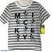 Disney Shirts & Tops | Disney Mickey Mouse Gray & White Striped Tee Nwt | Color: Gray/White | Size: 5tb