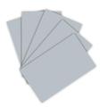 folia 6360 - Tonpapier 130 g/m², Tonzeichenpapier in silber, DIN A3, 50 Bogen, als Grundlage für zahlreiche Bastelarbeiten