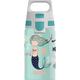 SIGG - Edelstahl Trinkflasche Kinder - Shield One Atlantis - Für Kohlensäurehaltige Getränke Geeignet - Auslaufsicher - Federleicht - BPA-frei - Hellblau mit Unterwasser-Aufdruck - 0,5L