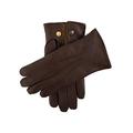 Dents Lumley Men's Fur Lined Leather Gloves BROWN 9.5