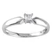 Stella Grace 10k White Gold 1/10 Carat T.W. Diamond Solitaire Engagement Ring, Women's, Size: 7