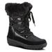 Flexus Stormy - Womens Euro 40 US 9 Black Boot Medium