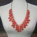 J. Crew Jewelry | J. Crew Orange Bead Bib Necklace | Color: Gold/Orange | Size: Os