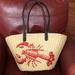 J. Crew Bags | J. Crew Lobster Straw Market Tote | Color: Orange/Red | Size: Os