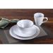 Lorren Home Trends Lorren 16 Piece Stoneware Dinnerware Set, Service for 4 Ceramic/Earthenware/Stoneware in White | Wayfair LH524