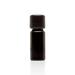 Infinity Jars Essential Oil Bottle w/ Euro Dropper Cap Bathroom Storage Container Glass in Black | 3 H x 0.94 W x 0.94 D in | Wayfair