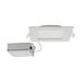 Satco 6.69" Ultra Slim Selectable CCT Remodel LED Canless Recessed Lighting Kit in White | 1.02 H x 6.69 W in | Wayfair S11830