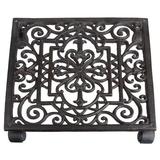 Fleur De Lis Living Hardrick Square Filigree Turner Metal | 2.3 H x 12 W x 12 D in | Wayfair C506367DD49447C09FC2CFFDE36BD576