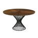 Corrigan Studio® Mcginty Dining Table Wood/Metal in Brown | 30 H x 54 W x 54 D in | Wayfair 9AFC488D312E47A6ABA2B1B649193C71