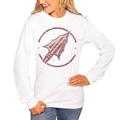 Women's White Florida State Seminoles End Zone Long Sleeve T-Shirt