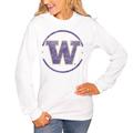 Women's White Washington Huskies End Zone Long Sleeve T-Shirt