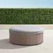 Pasadena Ottoman in Dove Finish - Performance Rumor Midnight, Standard - Frontgate