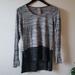 Anthropologie Tops | Dolan Left Coast Sweater Tunic | Color: Black/Gray | Size: S