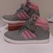 Adidas Shoes | Adidas Women's High Top Sneakers Evm 004001 | Color: Gray/Pink | Size: 9
