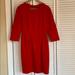 J. Crew Dresses | J Crew Wool Blend Dress | Color: Orange/Red | Size: 4