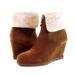 Kate Spade Shoes | Kate Spade York Stasia Fur Ankle Boot | Color: Cream/Tan | Size: 7.5