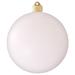 The Holiday Aisle® 6" (150mm) Ornament, Commercial Grade Shatterproof , Ball Shape Ornament Decorations in White | 12 H x 6 W x 6 D in | Wayfair