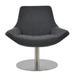 Lounge Chair - sohoConcept Bellagio Round Swivel Lounge Chair Microfiber/Microsuede in Orange | 29.5 H x 30 W in | Wayfair BEL-ROU-003
