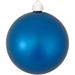 The Holiday Aisle® 6" (150mm) Ornament, Commercial Grade Shatterproof , Ball Shape Ornament Decorations in Blue | 12 H x 6 W x 6 D in | Wayfair