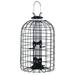 Arlmont & Co. Levesque Wild Caged Tube Bird Feeder Metal in Green | 17.8 H x 9.8 W x 10 D in | Wayfair F115A4E29F6C4E0DBCAB735816B382E9