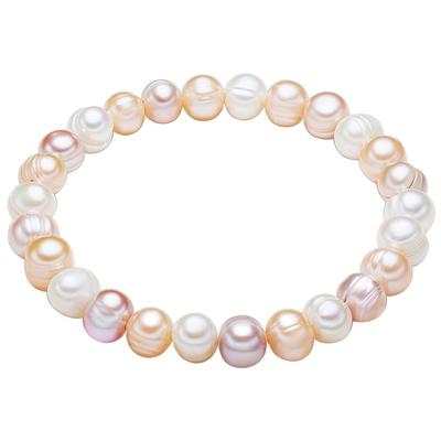 Valero Pearls - Perlen-Armband Süßwasser-Zuchtperle in Multicolor Armbänder & Armreife Damen