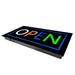 Boshen LED Neon Light Animated Motion Open Business Sign Plastic in Black | 17 H x 9 W x 1 D in | Wayfair 04ODS0024ACO