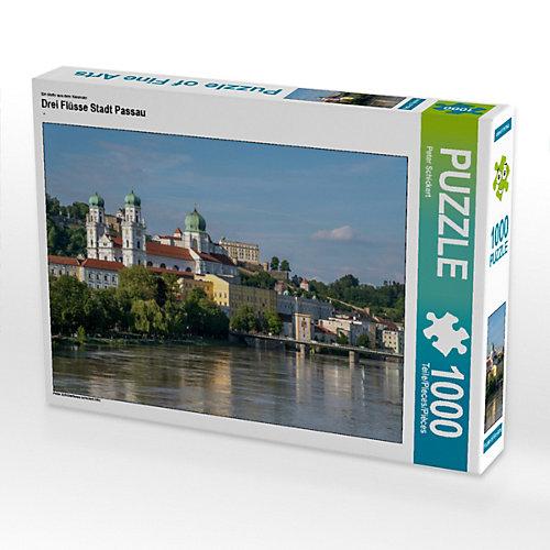 Puzzle Drei Flüsse Stadt Passau Foto-Puzzle Bild von Peter Schickert Puzzle