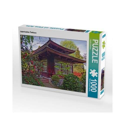 Puzzle CALVENDO Puzzle Japanisches Teehaus - 1000 Teile Foto-Puzzle glückliche Stunden Kinder