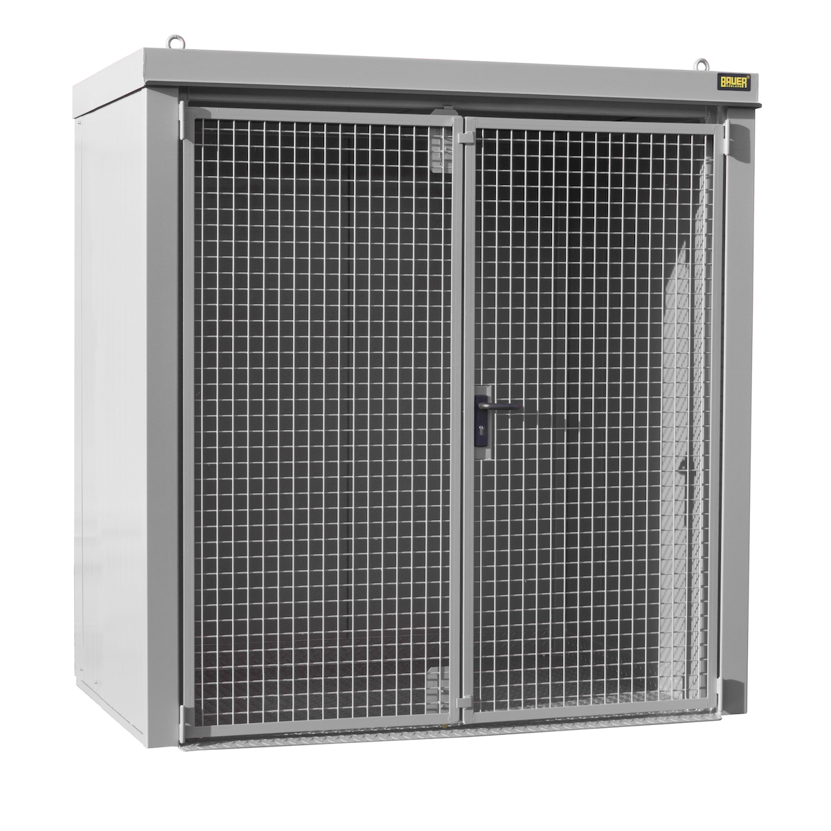 Gasflaschen Container B M1 lackiert RAL7005 Mausgrau Umwelt Lagertechnik Image