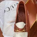 Gucci Shoes | Gucci “ Loafers Size 11 Semi-New | Color: Brown/White | Size: 11