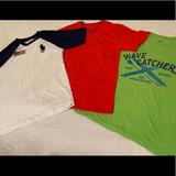 Ralph Lauren Shirts & Tops | 3 Ralph Lauren Boys Short Sleeve Tops | Color: Green/Red | Size: Mb
