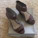 Jessica Simpson Shoes | Jessica Simpson Mera Wedges Size 9 | Color: Tan | Size: 9