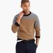 J. Crew Sweaters | New J. Crew Lambs Wool Colorblock Crew Neck Knit Pullover Grandpa Sweater | Color: Gray/Tan | Size: S