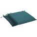 Winston Porter Indoor/Outdoor Sunbrella Seat Cushion, Polyester in Green/Blue/Black | 2 H in | Wayfair A51DA3A8F34A4476A35D4733AEBD5A02