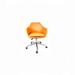 Corrigan Studio® Maday Office Task Chair Upholstered, Metal in Yellow | 37.5 H x 28 W x 25 D in | Wayfair 3D1E6E3087394FC28C6B0A48AD7B5992