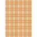 Orange Rectangle 5' x 8' Indoor Area Rug - East Urban Home Plaid Area Rug Polyester/Wool | Wayfair 4CE1F1BB7F9D42A3AFD6218313D8F576