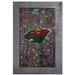 Minnesota Wild 11'' x 19'' Framed Team City Map Sign