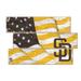 San Diego Padres 3-Plank Team Flag