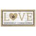 Vanderbilt Commodores 6'' x 12'' Team Love Sign