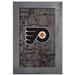Philadelphia Flyers 11'' x 19'' Framed Team City Map Sign