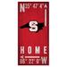 NC State Wolfpack 6'' x 12'' Team Coordinate Sign