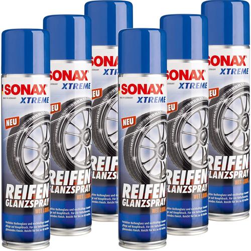 6x 400ml Sonax Xtreme Reifenglanzspray Reifenpflege Reifenglanz Wet Look