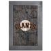 San Francisco Giants 11'' x 19'' Framed Team City Map Sign