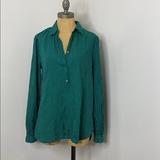 J. Crew Tops | J.Crew Size: 6 Long Sleeves Button Down Shirt. | Color: Blue/Green | Size: 6