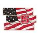 NC State Wolfpack 3-Plank Team Flag