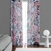 Deja Blue Studios Swirl Abstract Semi-Sheer Curtain Panels Polyester | 61 H in | Wayfair WC00024-2061a