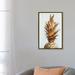 East Urban Home 'The Gold Pineapple' by Chelsea Victoria - Painting Print Canvas in Brown | 26 H x 18 W x 1.5 D in | Wayfair